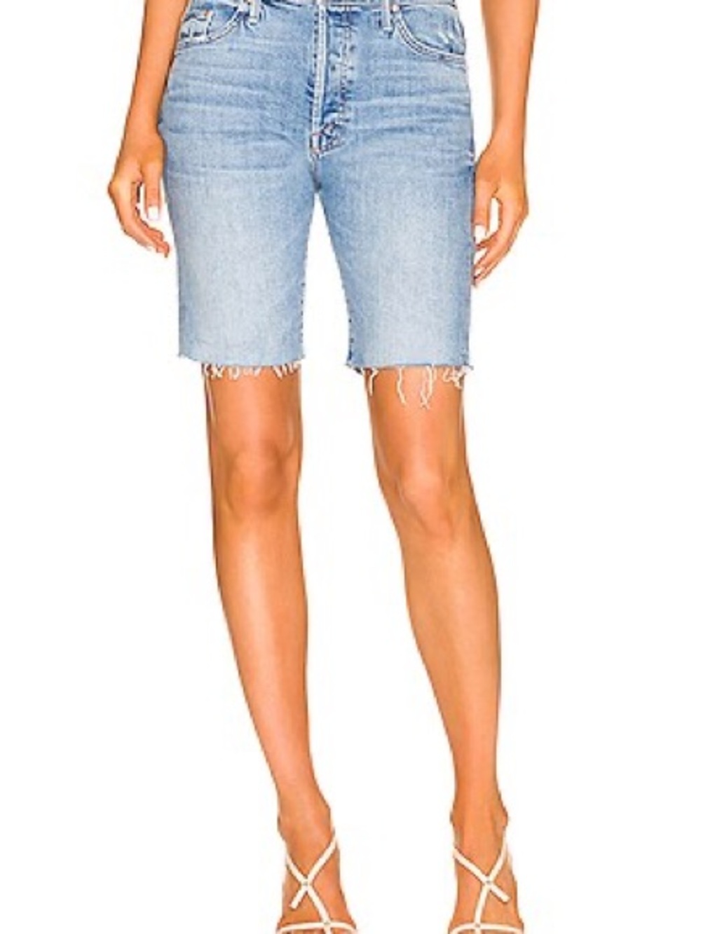 Mother jeans The Trickster Short Fray button fly - Picture 2 of 10